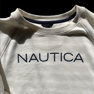 BEIGE NAUTICA WOMENS SWEATSHIRT